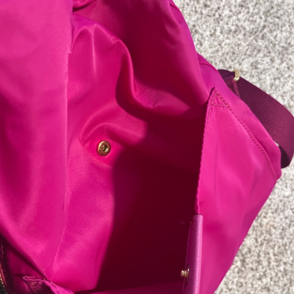 Marc Jacobs Nylon Drawstring Backpack Pink Fuchsi… - image 6